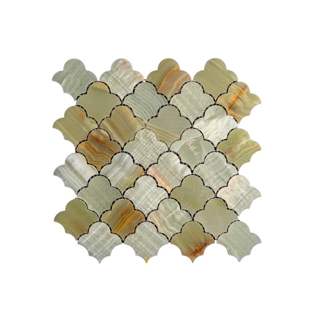 AURE Olive Green декоративна каменна мозайка